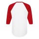 245 Tultex WHITE/ RED