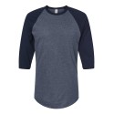 245 Tultex Heather Denim/ Navy
