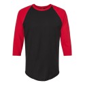245 Tultex BLACK/ RED