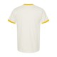 246 Tultex Vintage White/ Mellow Yellow