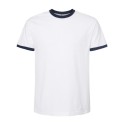 246 Tultex WHITE/ NAVY