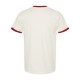 246 Tultex Vintage White/ Rio Red