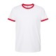 246 Tultex WHITE/ RED