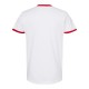 246 Tultex WHITE/ RED