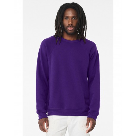 3901 Bella + Canvas 3901 Unisex Sponge Fleece Crewneck Sweatshirt TEAM PURPLE