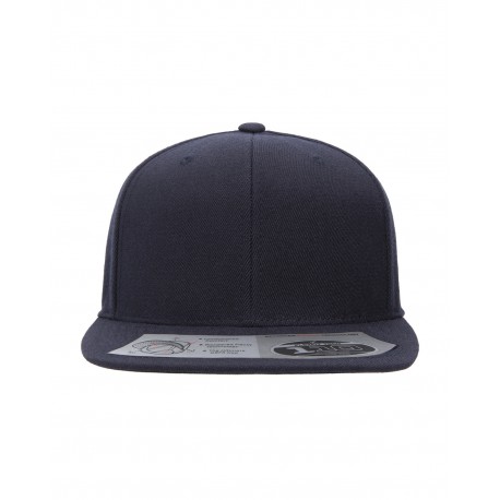 110F Flexfit 110F Adult Wool Blend Snapback Cap DARK NAVY