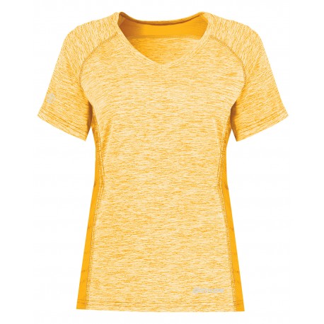 222771 Holloway 222771 Ladies' Electrify Coolcore T-Shirt GOLD HEATHER