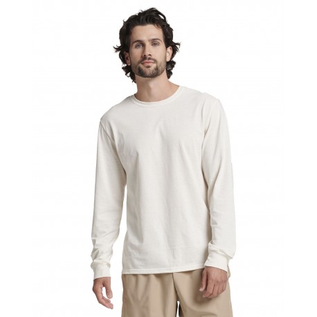 64LTTM Russell Athletic 64LTTM Unisex Essential Performance Long-Sleeve T-Shirt VINTAGE WHITE