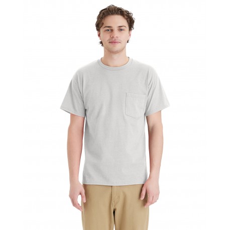 5290P Hanes 5290P Unisex Essential Pocket T-Shirt ASH