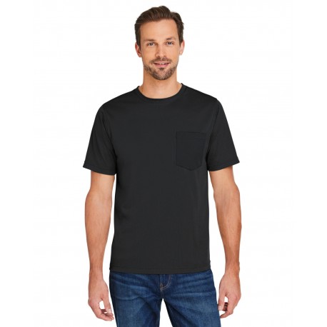 M118 Harriton M118 Charge Snag And Soil Protect Unisex T-Shirt BLACK