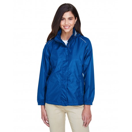 78185 Core 365 78185 Ladies' Climate Seam-Sealed Lightweight Variegated Ripstop Jacket TRUE ROYAL