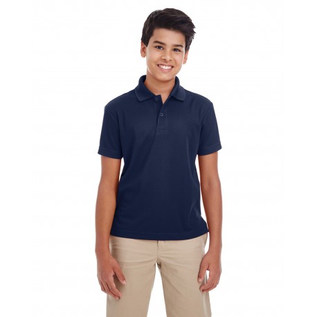 88181Y Core 365 88181Y Youth Origin Performance Pique Polo CLASSIC NAVY