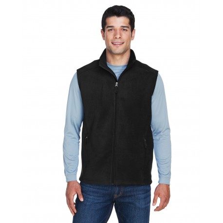 88191 Core 365 88191 Men's Journey Fleece Vest BLACK