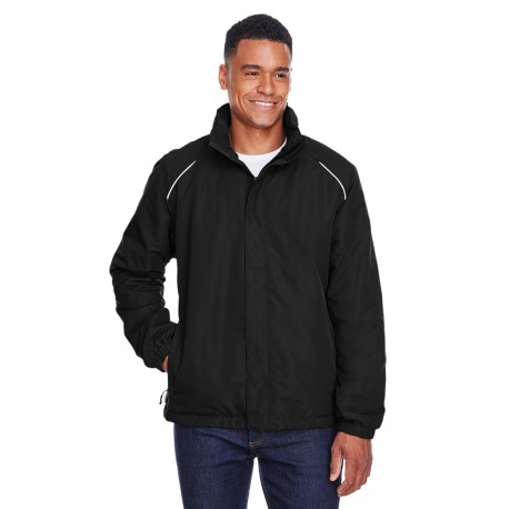 88224 Core 365 88224 Men's Profile Fleece-Lined All-Season Jacket BLACK