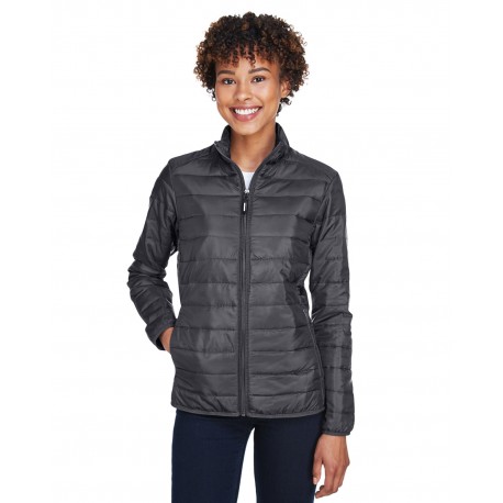 CE700W Core 365 CE700W Ladies' Prevail Packable Puffer Jacket CARBON