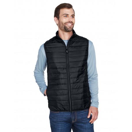 CE702 Core 365 CE702 Men's Prevail Packable Puffer Vest BLACK