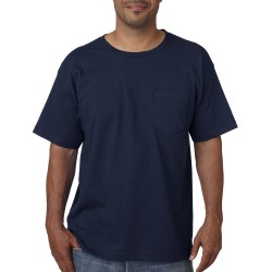 Bayside BA5070 Adult Short-Sleeve T-Shirt With Pocket