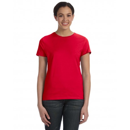 SL04 Hanes SL04 Ladies' Perfect-T T-Shirt DEEP RED