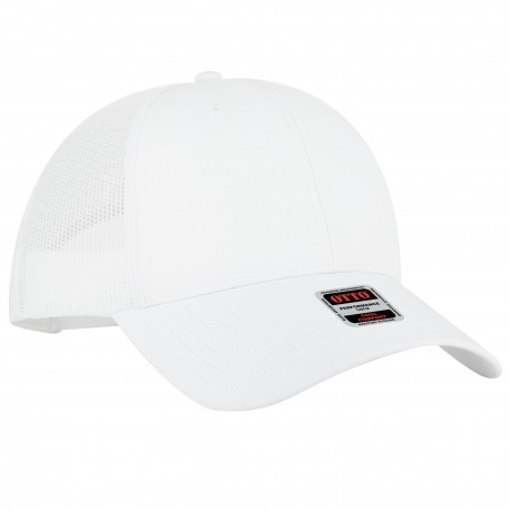 83-3 OTTO Cap 83-3 6 Panel Low Profile Mesh Back Trucker Hat 83-3 016 - White