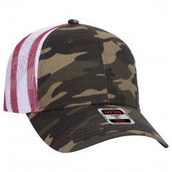 OTTO Cap 88-1280 6 Panel Low Profile Mesh Back Trucker Hat