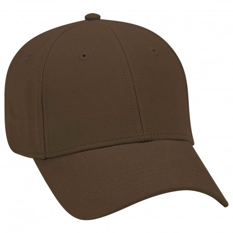 19-860 OTTO Cap 19-860 6 Panel Low Profile Baseball Cap 039 - Dk. Brown