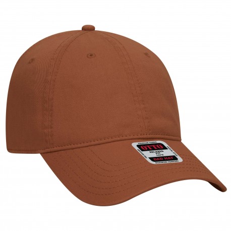 18-772 OTTO Cap 18-772 6 Panel Low Profile Dad Hat 044 - Tx. Orange