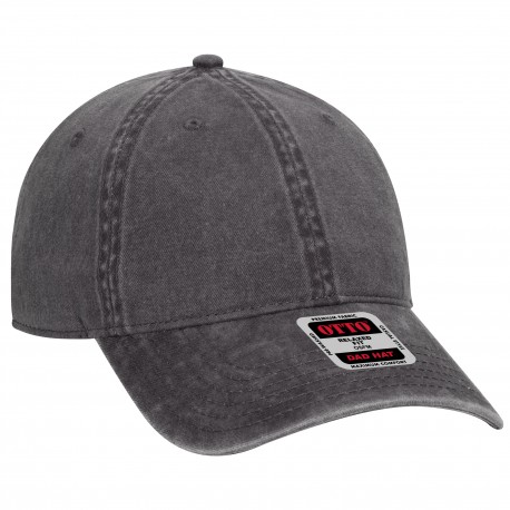 18-711 OTTO Cap 18-711 6 Panel Low Profile Dad Hat 025 - Char. Gray