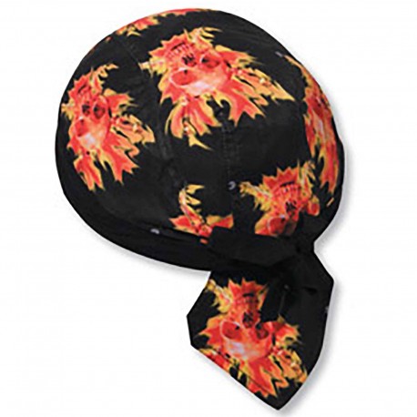 98-595 OTTO Cap 98-595 Biker Head Wrap DP1303 - Design 013/Black