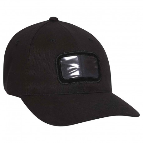 61-306 OTTO Cap 61-306 6 Panel Low Profile Baseball Cap 003 - Black