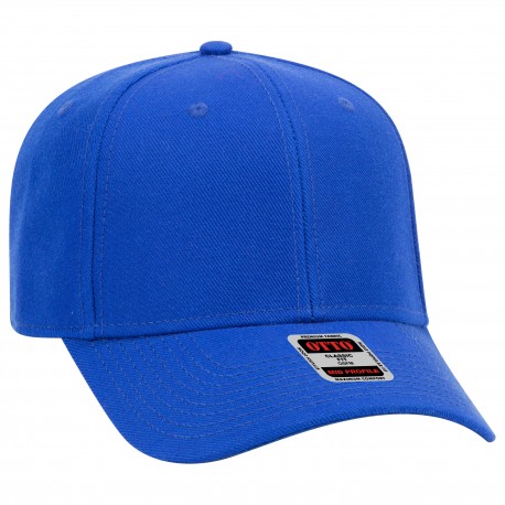 27-210 OTTO Cap 27-210 6 Panel Mid Profile Baseball Cap 001 - Royal