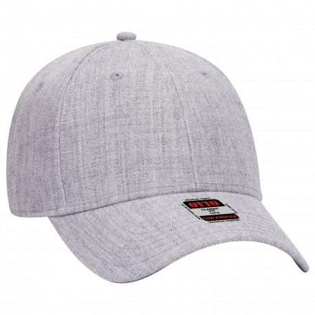 19-208 OTTO Cap 19-208 6 Panel Low Profile Baseball Cap 074 - Heath. Gray