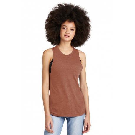 DT153 District DT153 Women's Perfect Tri Muscle Tank Heathered Russet