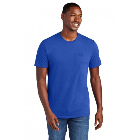 DT6000P District DT6000P Very Important Tee with Pocket DEEP ROYAL