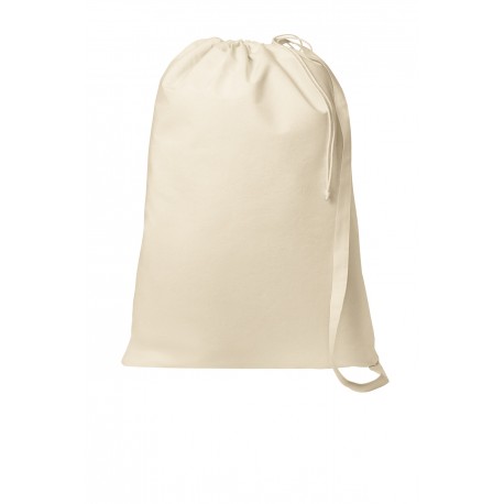 BG0850 Port Authority BG0850 Core Cotton Laundry Bag NATURAL