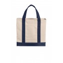 BG429 Port Authority Natural/ River Blue Navy