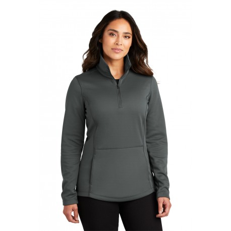 L804 Port Authority L804 Ladies Smooth Fleece 1/4-Zip GRAPHITE