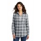 LW668 Port Authority Grey/ Cream Open Plaid