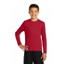 YST350LS Sport-Tek DEEP RED