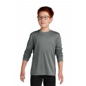 YST350LS Sport-Tek Iron Grey Heather