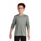 YST350LS Sport-Tek Grey Concrete Heather