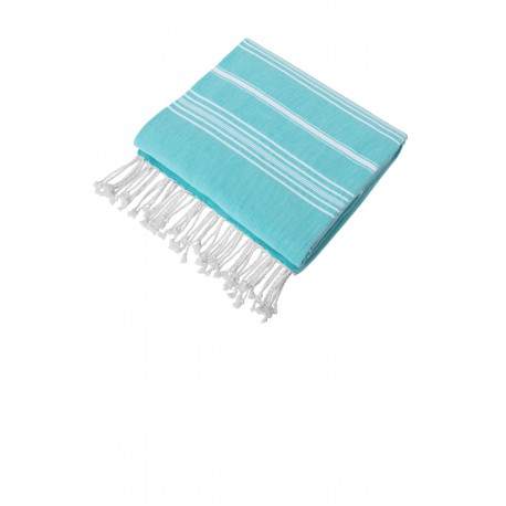 BP90 Port Authority BP90 Cali Throw Aquamarine/ White