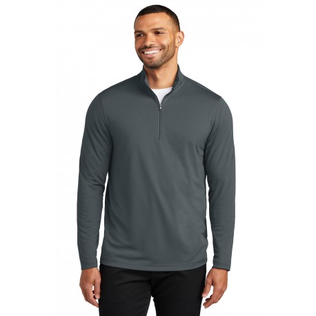 K112 Port Authority K112 Dry Zone UV Micro-Mesh 1/4-Zip GRAPHITE