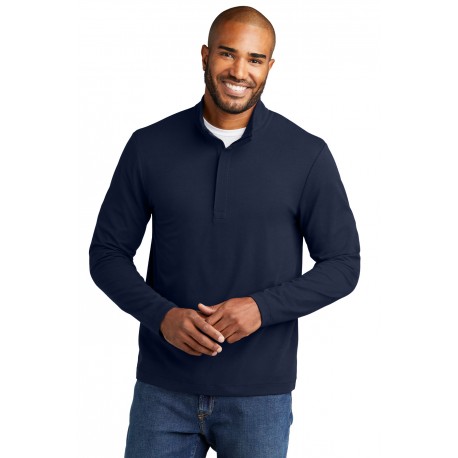 K829 Port Authority K829 Fairway Stretch 1/4-Zip River Blue Navy