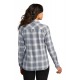 LW669 Port Authority Grey/ Cream Open Plaid