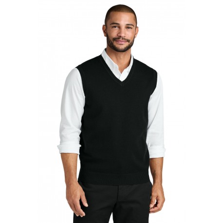 SW2860 Port Authority SW2860 Easy Care Sweater Vest Deep Black