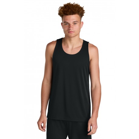 ST551 Sport-Tek ST551 PosiCharge Competitor Rev Tank BLACK/ WHITE