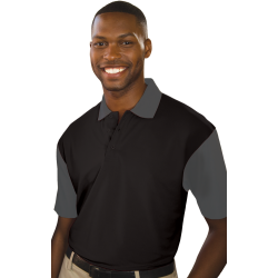Blue Generation BG1054 Men's IL-50 Colorblock Polo