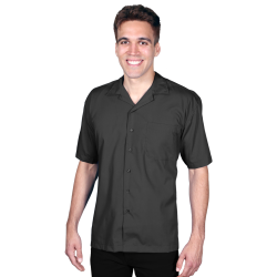 Blue Generation BG3100 Men's Solid Poplin Camp Shirt