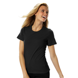 Blue Generation BG4702 Ladies' Short Sleeve Jewelneck Tee