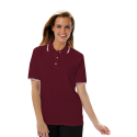 BG6205 Blue Generation Burgundy White Strip